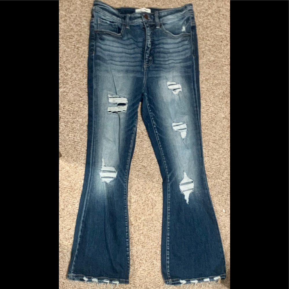 EUC BKE Parker Universal Fit, High Rise, Flare jeans 29 x 31 1/2 - Picture 5 of 8